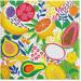 PAW 3-Layer Colorful Tropical Fruits Napkins - 20 Pieces | Perfect for Birthdays Weddings & Parties | 33x33 cm Paper Napkins - Buy Online on SooperMarket.com
