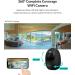 NETVUE 1080P FHD WiFi Pet Camera | Indoor Security Camera with 2-Way Audio, Night Vision, AI Human Detection | Cloud Storage/TF Card | Black - Buy Online on SooperMarket.com