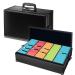 Game Card Storage Case (BBB Edition) | Case Is Compatible with Magic The Gathering, MTG, All Standard Card Games (Game Not Included) | Includes 8 Dividers | Fits up to 2500 Loose Unsleeved Cards No Logo