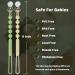 Silicone Pacifier Clip with Teether Stick 2-Pack for Babies - Avocado/Buttercream - Buy Online on SooperMarket.com