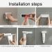 Toothpaste Roller | Magnetic Toothpaste Pusher for Wall Tube Roller Squeezer for Bathroom Puts an End to Waste Bathroom Accessories Puchen - Buy Online on SooperMarket.com