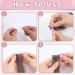 Vlasy Hair Extension Tapes Tabs - 60PCS Double Sided Wig Tape for Human Hair Extensions - Buy Online on SooperMarket.com