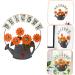 ABOOFAN Pendant Office Decor Welcome Wall Hanging Sign Wall Hanging Decor Front Door 3d Ornament 42X36CM Orange - Buy Online on SooperMarket.com