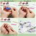 48Pcs Disposable Manicure Kit - Nail File, Wood Stick, Cotton Pad for Nail Design & Stamping Art - Buy Online on SooperMarket.com