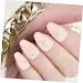 Gogogmee 1 Set Nail Patch Fake Nails with Glue French Decor Nails Decoration Nail Embellishments False Nails with Glue Nail Decals Nail Salon Supplies Sticker Plastic Full Coverage X4 Pink - Buy Online on SooperMarket.com