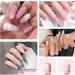 Acrylic Nail Kit - Acrylic Powder Set with Pink White Clear Colors Acrylic Powder and Acrylic Liquid with Acrylic Nail Brush Nail Acrylic Powder Set for Nails Extension Kit Nail Art Pink White Clear 3 Colors - Buy Online on SooperMarket.com