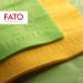 Fato Disposable Paper Napkins - 100 Pack Apple Green 24x24cm 4-Fold 2-Layer Eco-Friendly & FSC Certified for Aperitifs & Cocktails - Buy Online on SooperMarket.com