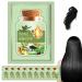 10Pcs Natural Plant Hair Dye Long-lasting Refreshing 30ml Bubble Hair Dye Natural Hair Dye Bubble Plant Hair Dye Mild Hair Caring Fast Coloring Bubble Plant Hair Dye Natural Black