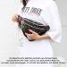 Buy Butterfly Print Black Belt Pocket for Girls | Waterproof Fashion Bunkbag with Keychain - Buy Online on SooperMarket.com