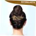 ABOOFAN Hair Barrettes Hair Clips Bun Cuff High Bun Clip Cage Clips Bun Hair Clip Bun Clips Hair Bun Accessories Hair Bun Clip Hair Barrette with Stick Hair Accessories Headgear Metal - Buy Online on SooperMarket.com