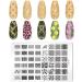 RUNRAYAY 2Pcs French Nail Stamp Plates Nails Art Stamping Plates Leaves Flowers Animal Nail Template Image Plate for Women Fashion Art Decoration - Buy Online on SooperMarket.com