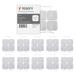 reserv 2 x 2" Premium Re-Usable Self Adhesive Electrode Pads for TENS/EMS Unit Fabric Backed Pads with Premium Gel (White Cloth and Latex Free) (4 Pack (160 electrodes))