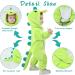 Doladola Baby Hooded Dinosaur Romper | 18-24 Months Emerald Green Onesie - Buy Online on SooperMarket.com
