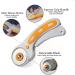 WA Portman 45mm Rotary Cutter Set with Safety Lock and 5 SKS-7 Steel Blades - Sewing Fabric Cutter Wheel Kit - Buy Online on SooperMarket.com
