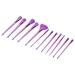 12 Piece Makeup Brush Set | Soft Dense Hair Brushes for Foundation Powder & Eyeshadow | International Shipping Available - Buy Online on SooperMarket.com