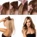 SEGO 58cm Dark Brown Clip-In Hair Extensions | 5 Clips | 100% Human Hair | Realistic Smooth Texture | Whole Head 23-120g - Buy Online on SooperMarket.com