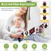YOGINGO Black and White High Contrast Sensory Toys for Babies | Engaging Baby Mirror | International Shipping - Buy Online on SooperMarket.com
