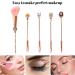 Metal Handle Demon Slayer Anime Makeup Brush Set - 5pcs Pink Gift for Girls & Women - Buy Online on SooperMarket.com