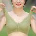 LoRier Comfortable Snap Lace Bras - Everyday Wireless Cotton Comfort Bras for Women & Girls | Full Coverage L Green - Buy Online on SooperMarket.com