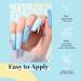 Beetles Gel Nail Polish Set- Summer Splish Splash Collection 6 Pcs Glitter Bule Nail Gel Polish Kit Soak Off UV LED Lamp Gel Nail Kit Nail Art Manicure Salon DIY at Home Gifts for Women A-Splish Splash - Buy Online on SooperMarket.com