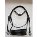 Nilo Hanna COB Bridle - High-Quality Black Rhinestone Horse Bridle with Reins | Durable 1 Piece for Thoroughbreds - Buy Online on SooperMarket.com