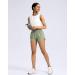 YYV Women's Running Shorts with Zipper Pockets - Quick-Dry Athletic Gym Shorts - Grey Sage, Medium - Buy Online on SooperMarket.com