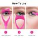 WLLHYF Mascara Shield Guard | Makeup Lash Comb Separator | Eyelash Applicator Tool for Women (Blue Pink Rose) - Buy Online on SooperMarket.com