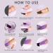 Saviland 10 Colors Acrylic Powder Set for Nail Extension - Professional Acrylic Polymer Powder with Glitter Shades - No Lamp Needed - Office Lady Approved - Buy Online on SooperMarket.com