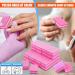 100Pcs Professional Nail Buffer Block Set - 180 Grit Buffing Blocks for Natural and Acrylic Nails - Nail Art Tools and Sandpaper File - Buy Online on SooperMarket.com