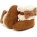 Yinuoday Winter Baby Girls Anti-Slip Snow Boots 3-6 Month Infant Dark Brown - Warm Prewalker Newborn Shoes - Buy Online on SooperMarket.com