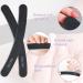 Uraqt 15-Piece Nail Files Set - Double-Sided Disposable Gel Nail Files 180/240 Grit in Purple & Black - Perfect Nail Care Tools & Accessories - Buy Online on SooperMarket.com