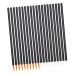 BELLIFFY 100pcs Disposable Eyelash Brush Cosmetic Brush Makeup Eyeliner Flat Eyeliner Brush Plastic