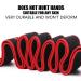 Yoga Elastic Bands Set - 2 Pieces Stretch Resistance Bands for Yoga, Pilates, Dance - Purple Yellow - Buy Online on SooperMarket.com