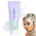 Body Glitter Gel 50ml Face Glitters Body Gel Sequins Shimmer Liquid Eyeshadow Mermaid Sequins Sparkling Chunky Body Lotion Glitter Liquid for Face Body Hair Nail DIY Makeup Decoration-Colorful#06 06#Color