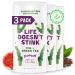 Natural Organic Deodorant Stick with Fig + Green Tea Coconut Oil and Activated Charcoal Aluminum Free Deodorant by Stinkbug Naturals 2.1 Ounce Pack of 3