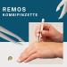 REMOS 3-Piece Tweezers Set - Eyebrow Splinter & Combination Tweezers in Satin Finish | Perfect for Precision Grooming - International Shipping Available - Buy Online on SooperMarket.com