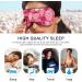 Haskirky Light Blocking Eye Mask | Breathable & Adjustable for Men and Women | Perfect for Travel, Yoga, and Deep Sleep | Pink Strawberry - Buy Online on SooperMarket.com