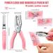 Punch Card and 100 Pieces Reward Punch Card  Handheld Punch Kit  Single-Hole Paper Puncher  Metal Punch with Soft Grip  Home School Office Supplies  Clothing Ticket Scrapbook Punch Tool (Elegant) - Buy Online on SooperMarket.com