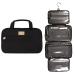 Buy LAURA GELLER NEW YORK Quilted Folding Travel Makeup Bag - Black Hanging Toiletry Organizer | Large Capacity & Easy to Clean - Perfect for International Travel - Buy Online on SooperMarket.com