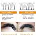 B&Q LASH 3D-C 0.07 15mm Short Stem Pre Made Fan Eyelash Extensions - Russian Volume Lashes 3D 5D 7D - Premade Fans Eyelash Extension - Buy Online on SooperMarket.com