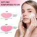 100 Heart Shape Facial Sponges | Natural Cellulose | Reusable Makeup Remover Sponge | Exfoliating Face Cleansing Sponge - Pink - Buy Online on SooperMarket.com