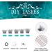 SISILILY Individual Lashes Cluster Kit | 90 Pcs Reusable 3D Eyelash Extension DIY Set | Soft Natural C CC D Curl Individual Eyelashes | Includes Eyelash Glue | 10/12/14/15/16mm Length | DM04 White - Buy Online on SooperMarket.com
