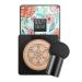 Lovelycat Mushroom Head Air Cushion BB Cream Even Skin Tone Makeup Base PrimerConcealer Lasting Nude Makeup Moisturizing Brightening Pigment CC Liquid Foundation (A-lvory)