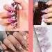 24 Color/Set 3D Butterfly Nail Art Glitter Sequins - Colorful Sparkle Sticker Decals for Manicure - Buy Online on SooperMarket.com