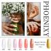 Phoenixy Poly Nail Gel Kit | 6 Colors Extension Gel with 36W UV/LED Lamp | Manicure Beginner Gift Set - Buy Online on SooperMarket.com