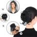Long beard ball head wig bun grab clip Fluffy natural scrunchie bridal cocktail hairpin Messy Hair Bun Extensions Curly Wavy Hair Scrunchies Ponytail Hair Extensions (Natural Black) - Buy Online on SooperMarket.com