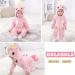 Doladola Unisex Baby Unicorn Romper | Flannel One Piece Pyjamas 6-12 Months - Buy Online on SooperMarket.com