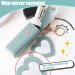 Buy 2PCS Lipstick Case with Heart Mirror | Portable Lip Balm Holder & Keyring Pouch for Women - Perfect Gift - Buy Online on SooperMarket.com