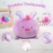 Mewaii 16'' Soft Bunny Plush Pillow - Fluffy Squishy Rabbit Toy for Adults and Kids (Purple, 16in) - Buy Online on SooperMarket.com