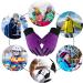 Finger Ten Winter Gloves for Kids (2-15 Years) - Lightweight Touchscreen Windproof Ideal for Sports & Outdoor Activities - Sizes XS to XL - Violet - Buy Online on SooperMarket.com